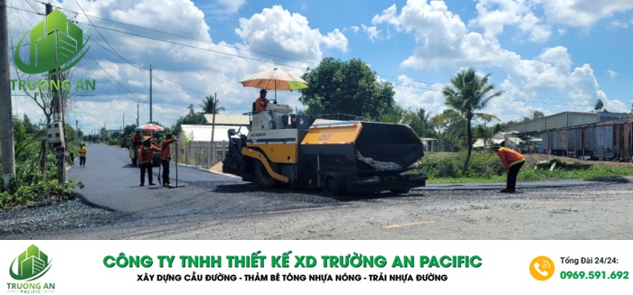 Thi công bê tông nhựa nóng Tây Ninh Trường An Pacific