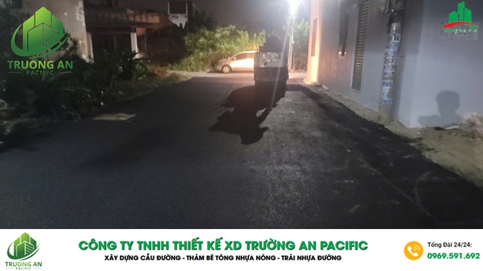 Quy trình dịch vụ thi công bê tông nhựa nóng Quận 2 chuyên nghiệp, an toàn