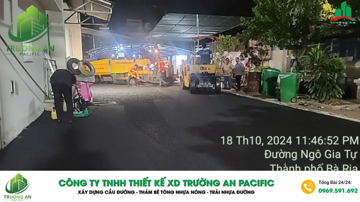 Huỳnh Trường cam kết chất lượng dịch vụ thi công bê tông nhựa nóng Quận 2