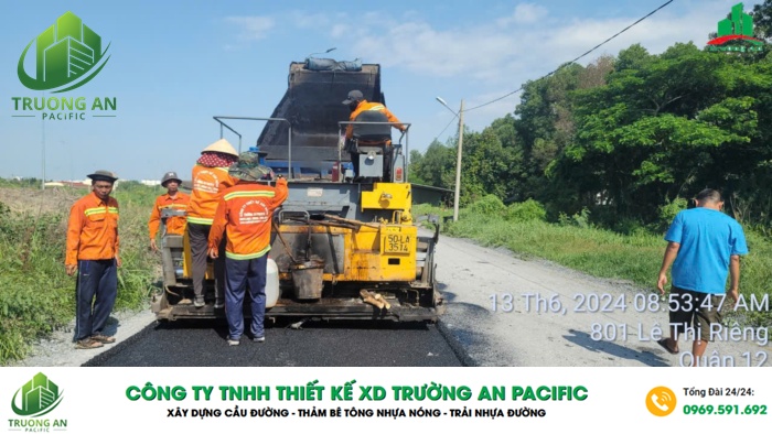Đơn vị thi công bê tông nhựa nóng uy tín