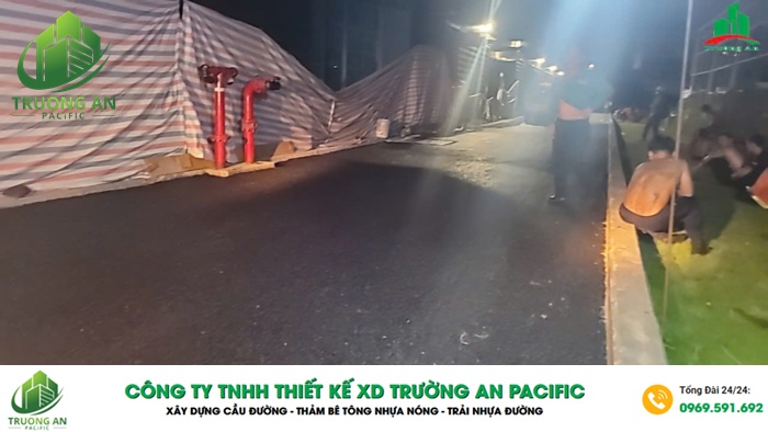 Thi công bê tông nhựa nóng có khả năng chịu lực và độ bền cao